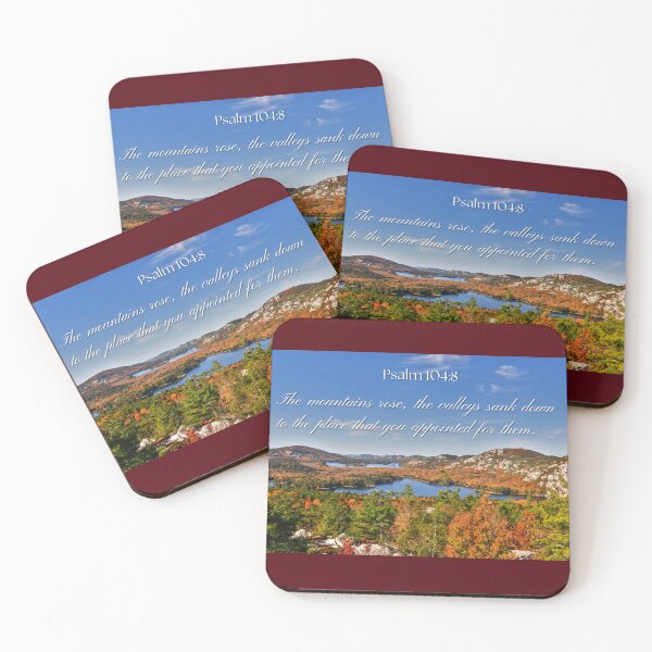 Item preview, Psalm 104:8 | The Mountains and Valleys  designed and sold by Mr-Tshirts.
