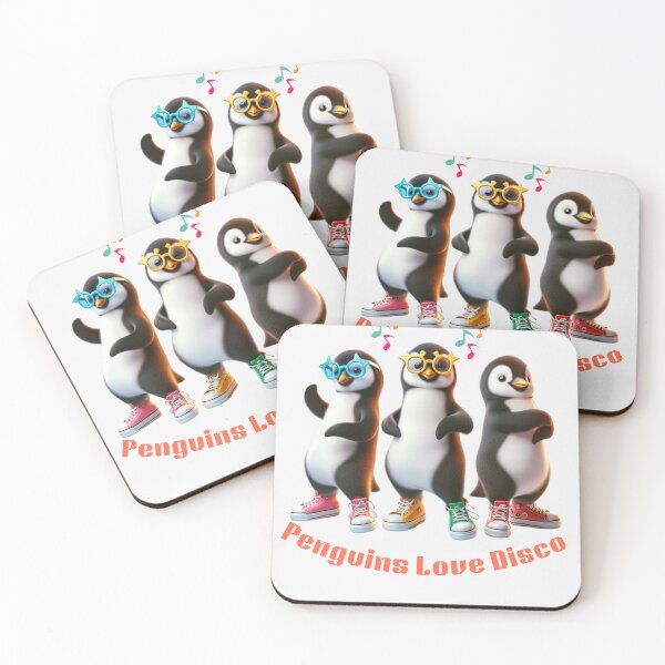 Aperçu de l'œuvre Les pingouins adorent le disco créée et vendue par TheSquirla.