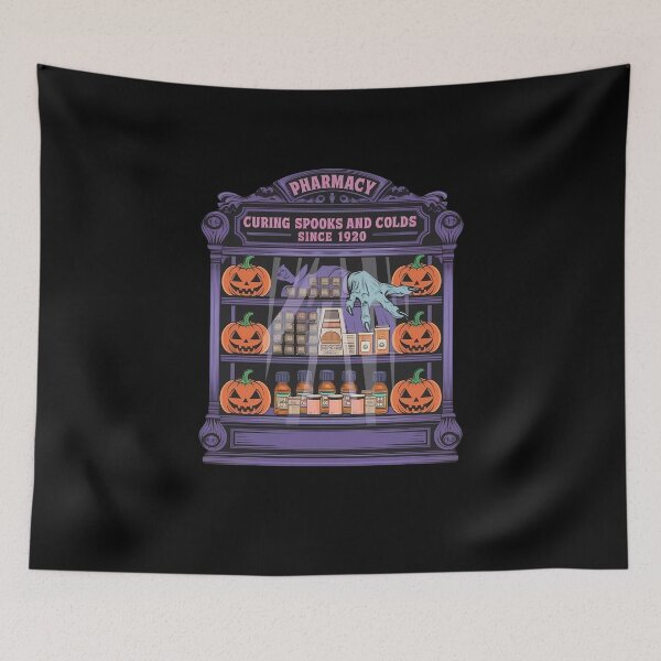 Item preview, Curing Spooks and Colds Pharmacy Halloween Funny Gifts for Pharmacists designed and sold by KedzikDesigns.