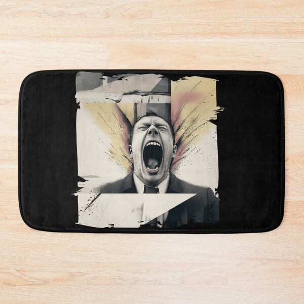 Item preview, Screaming Exhausted Man Overwhelmed by Life Struggles designed and sold by Hungry-Murphy.