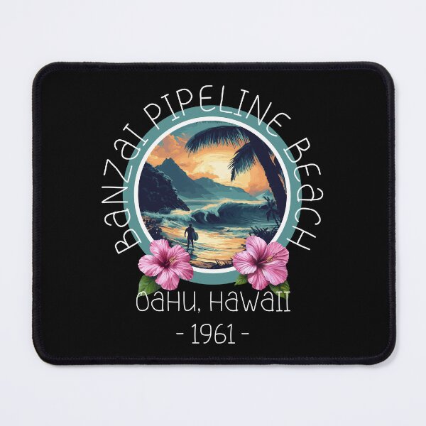 Item preview, Banzai Pipeline Beach - Oahu Hawaii (with White Lettering) designed and sold by VelvetRoom.