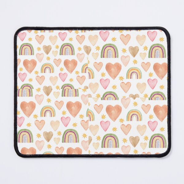 Item preview, Hearts and rainbows designed and sold by Kelli Campbell.