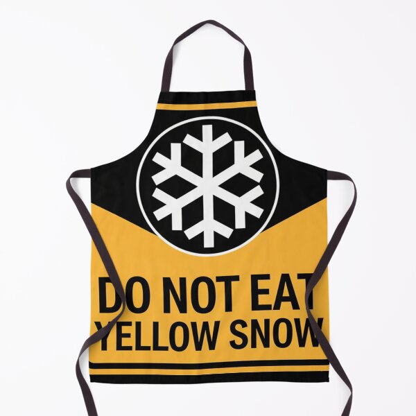 Item preview, Do Not Eat Yellow Snow Warning Sign designed and sold by MonkiFlipp.