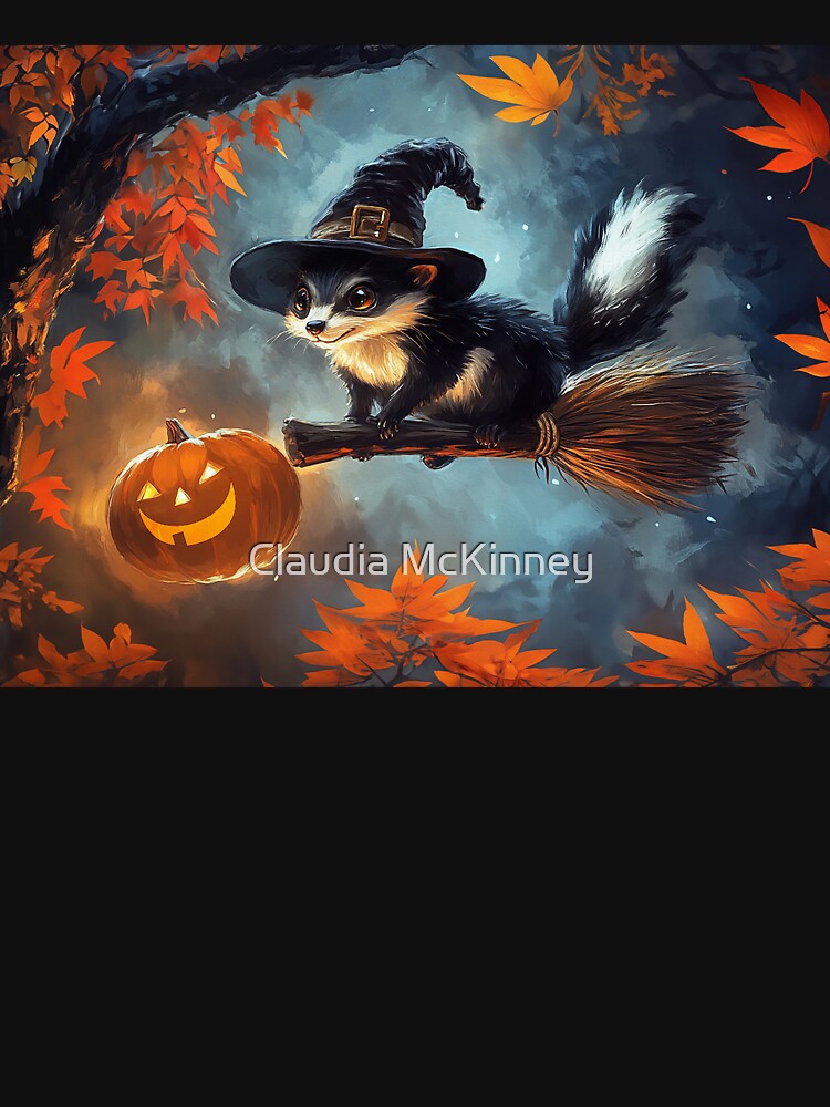 Thumbnail 7 of 7, Classic T-Shirt, Skunkd designed and sold by phatpuppyart.