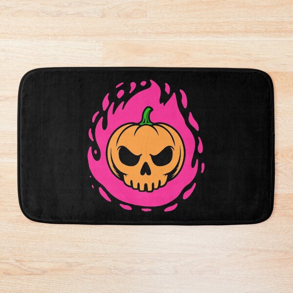 Item preview, Pumpkin Skull in Flames designed and sold by einmal-art.