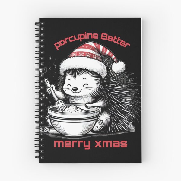 Item preview,   Porcupine Batter - merry xmas designed and sold by Wicca and mythical creatures .
