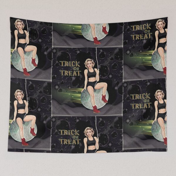 Item preview, Miley Halloween crystal ball designed and sold by Hen-C-Art.