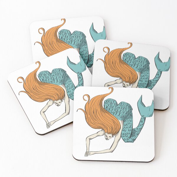 Item preview, The Mermaid designed and sold by MERLETDRAWING.