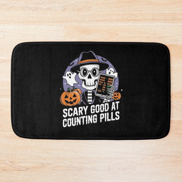 Artikelvorschau, Gruselig gut im Pillenzählen Apotheke Halloween Lustige Geschenke für Apotheker entworfen und verkauft von KedzikDesigns.