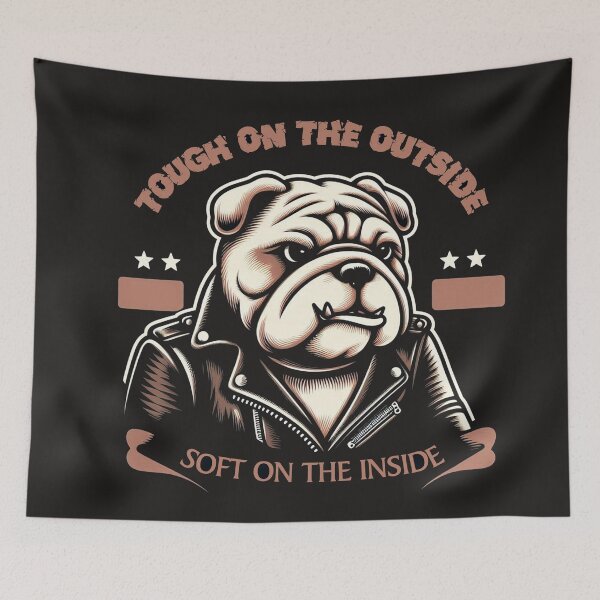Item preview, Bulldog Playful Charm designed and sold by communedesigns.