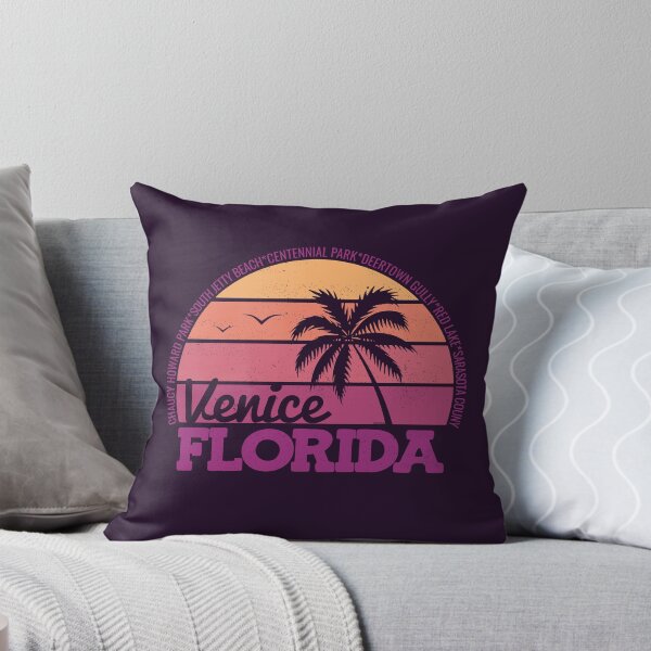 Item preview, Venice Florida Sunset Retro Vintage Local Pride Logo designed and sold by CRHPOD20.