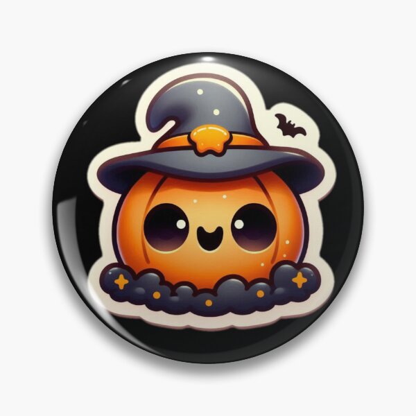 Item preview, Halloween pumpkin in orange with hat designed and sold by Nataschaaa.