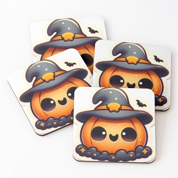 Item preview, Halloween pumpkin in orange with hat designed and sold by Nataschaaa.