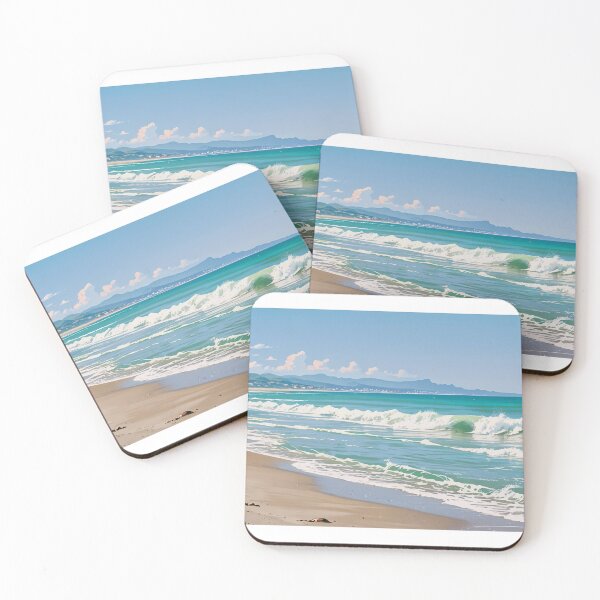 Item preview, Waves by a small town designed and sold by Greezey.