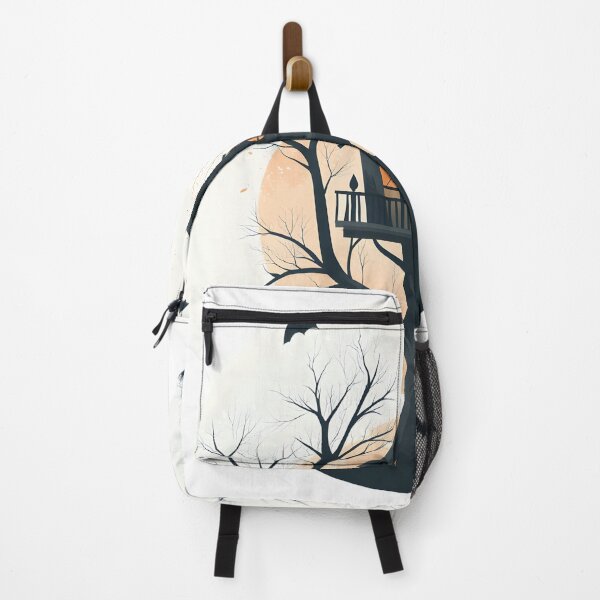 Item preview, Spooky Treehouse in a Haunted Forest designed and sold by CharmingQuill.