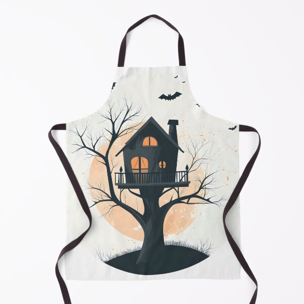 Item preview, Spooky Treehouse in a Haunted Forest designed and sold by CharmingQuill.