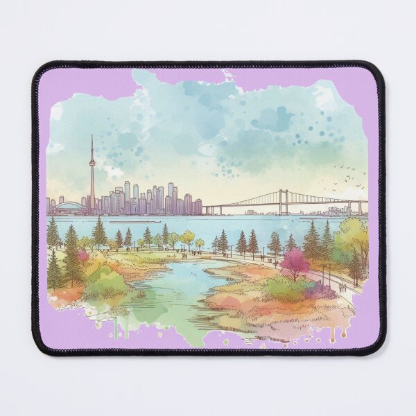 Item preview, 3D Sketch of Centennial Park and Humber Bay Park - Etobicoke Landscapes, designed and sold by PaintMeWorld.