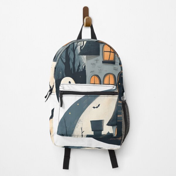 Item preview, Haunted House with Friendly Ghosts designed and sold by CharmingQuill.