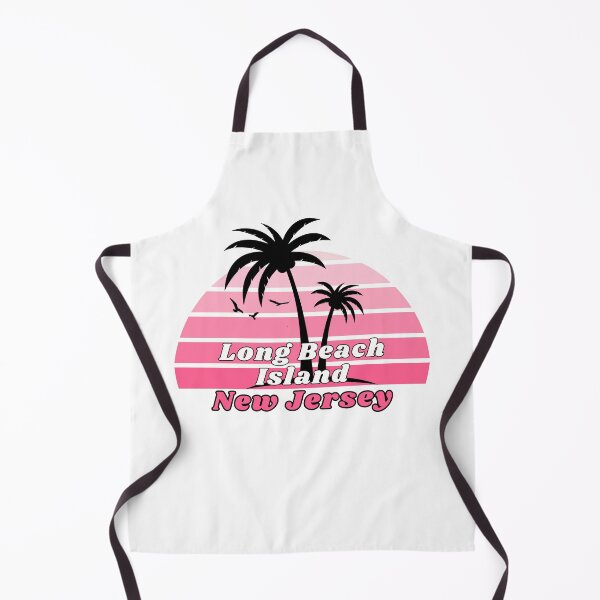 Item preview, Copy Retro Cool Long Beach Island New Jersey Palm Tree at Sunset Souvenirs designed and sold by karmdaf.