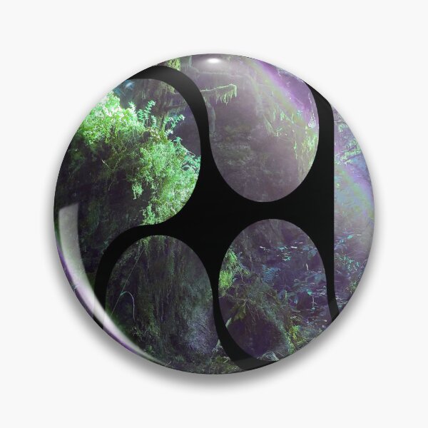 Item preview, BC Forest Photograph with Vintage Abstract Framing designed and sold by DandelionTee.