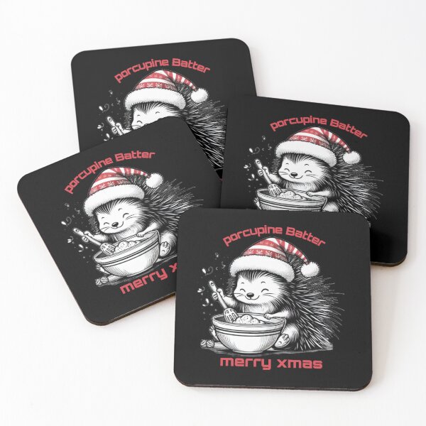Item preview,   Porcupine Batter - merry xmas designed and sold by Wicca and mythical creatures .