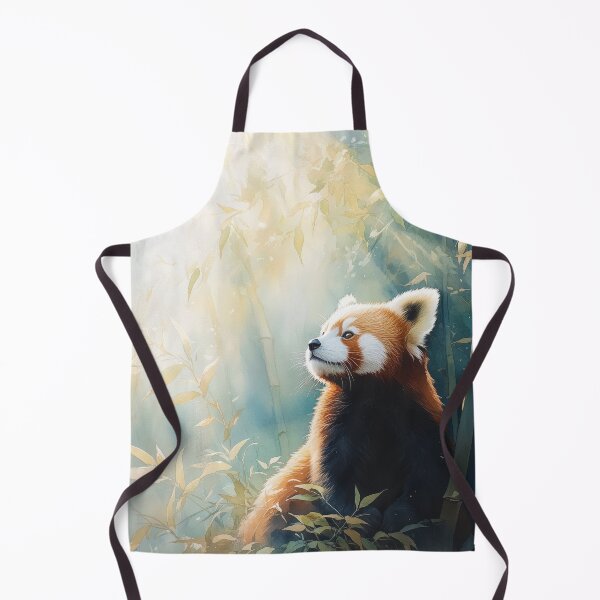 Item preview, Red Panda in the Bamboo Grove designed and sold by AshiraCreations.