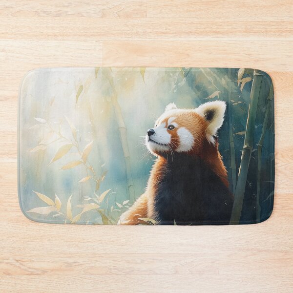 Item preview, Red Panda in the Bamboo Grove designed and sold by AshiraCreations.