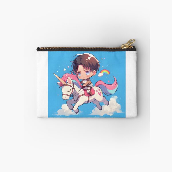 Item preview, Chibi Levi on Unicorn Sticker designed and sold by Sozuloz.