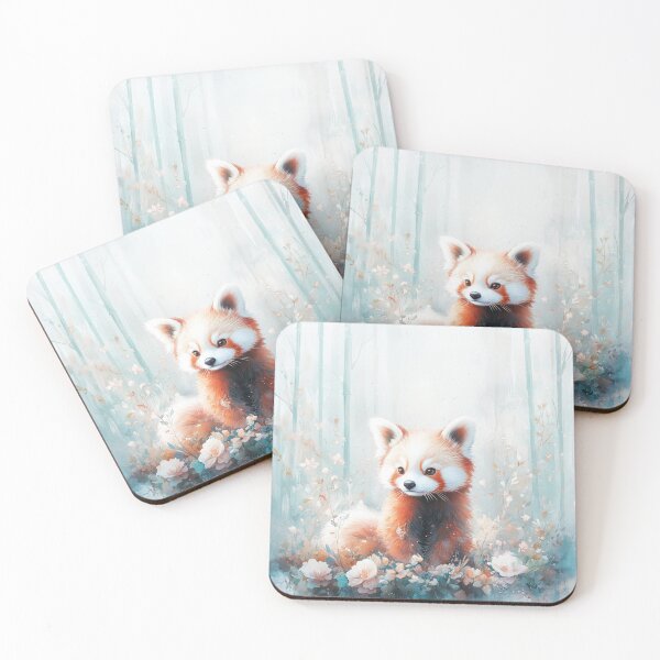 Item preview, Red Panda Floral Sanctuary designed and sold by AshiraCreations.