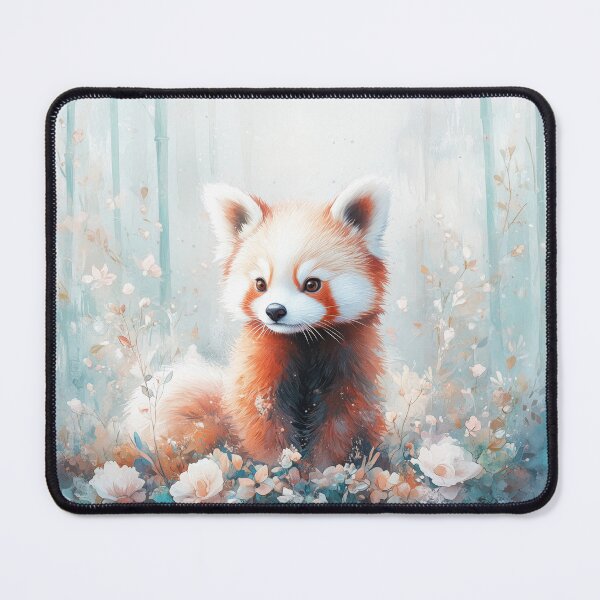 Item preview, Red Panda Floral Sanctuary designed and sold by AshiraCreations.