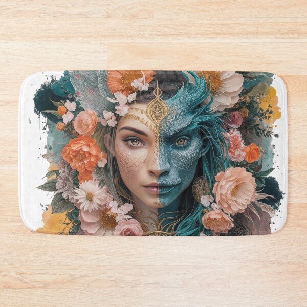 Item preview, split face in half between queen and monster designed and sold by RAZ1995.