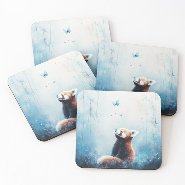 Item preview, Red Panda and the Butterfly Dance designed and sold by AshiraCreations.