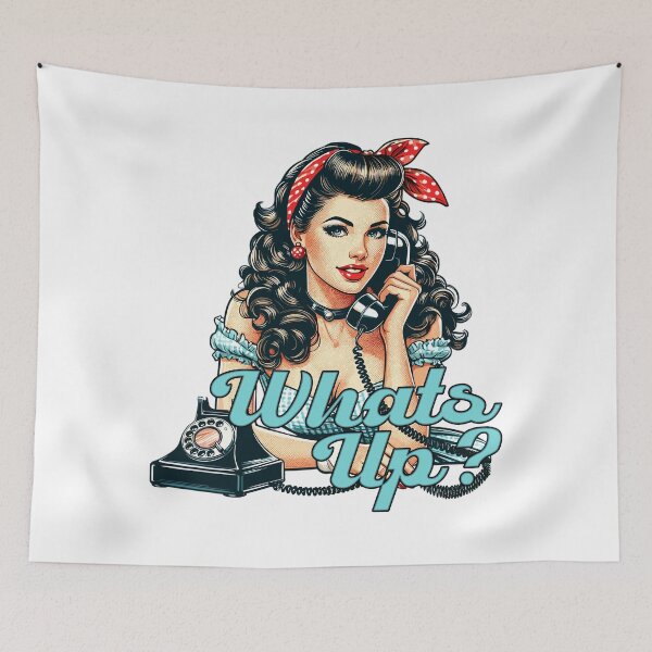 Item preview, How Are You Rockabilly Woman Rotary Dial Phone Gift designed and sold by Pineapple-Tree.