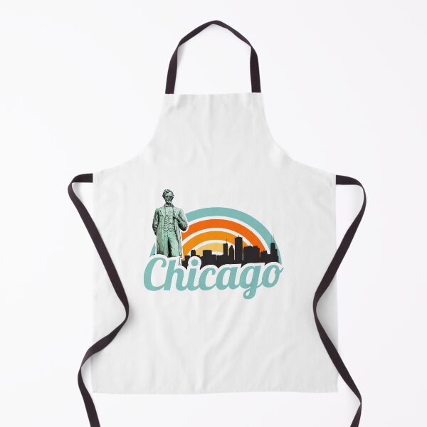 Item preview, Chicago skyline and Abraham Lincoln. designed and sold by PocketRoom.