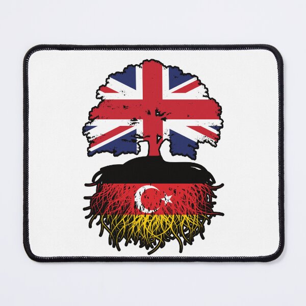 Item preview, Turkish German German Turks British UK Tree Roots Flag designed and sold by FlagX.