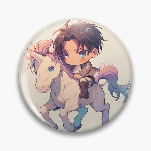 Item preview, Chibi Levi on a Unicorn 3 designed and sold by Sozuloz.