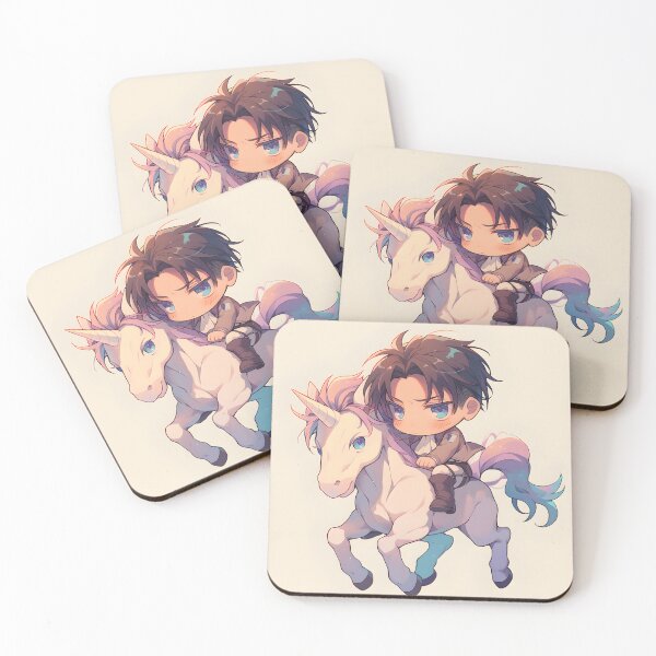 Item preview, Chibi Levi on a Unicorn 3 designed and sold by Sozuloz.