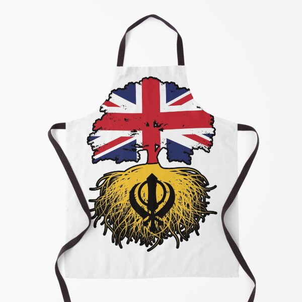 Item preview, Khalistan Sikh British UK Tree Roots Flag designed and sold by FlagX.