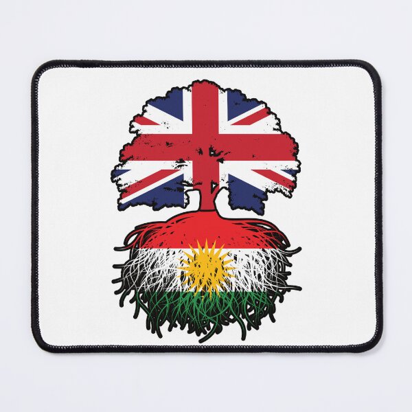 Item preview, Kurdistan Kurdish British UK Tree Roots Flag designed and sold by FlagX.