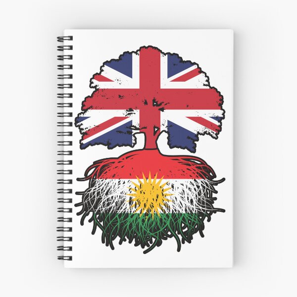 Item preview, Kurdistan Kurdish British UK Tree Roots Flag designed and sold by FlagX.