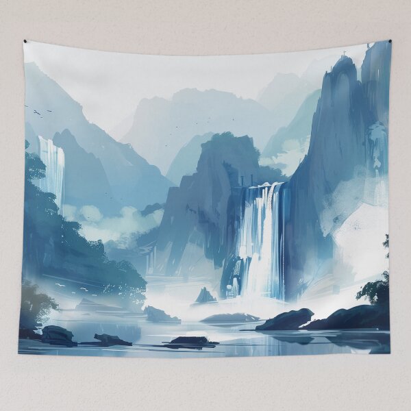 Item preview, Watercolor Waterfall designed and sold by Carbon-Beaver.