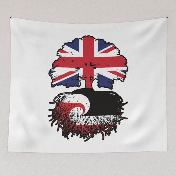 Item preview, Aotearoa Maori British UK Tree Roots Flag designed and sold by FlagX.