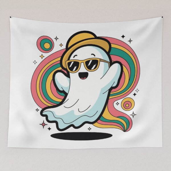 Item preview, Cute Little Ghost Enjoying Me Time designed and sold by XquisiteFashion.