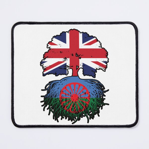 Item preview, Romani Roma British UK Tree Roots Flag designed and sold by FlagX.