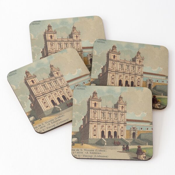 Item preview, Saint Vincent Church chromolitography, Lisbon in 1900, Portugal designed and sold by MTD-Archives.