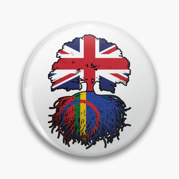 Item preview, Sami Saami British UK Tree Roots Flag designed and sold by FlagX.