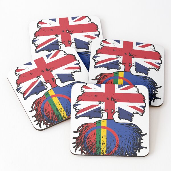 Item preview, Sami Saami British UK Tree Roots Flag designed and sold by FlagX.