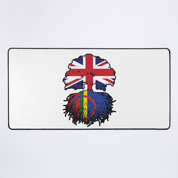 Item preview, Sami Saami British UK Tree Roots Flag designed and sold by FlagX.