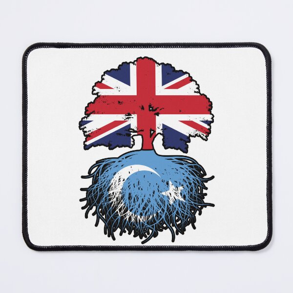 Item preview, East Turkistan Uyghur British UK Tree Roots Flag designed and sold by FlagX.