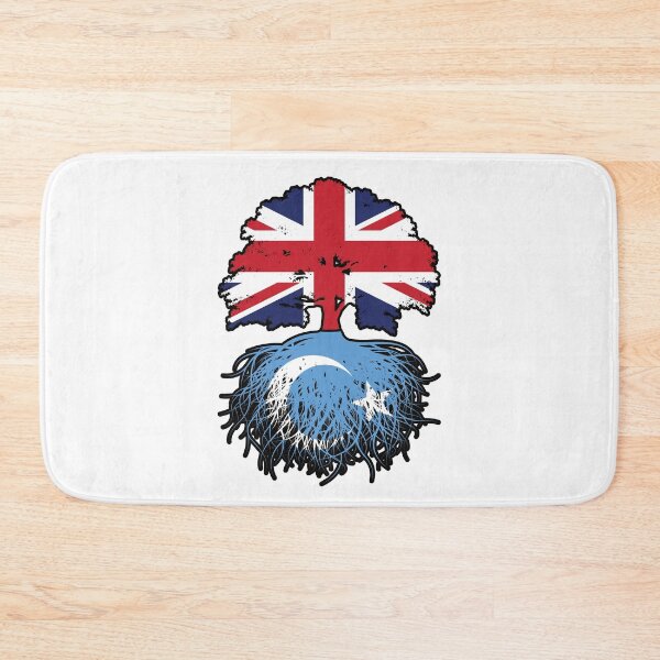 Item preview, East Turkistan Uyghur British UK Tree Roots Flag designed and sold by FlagX.